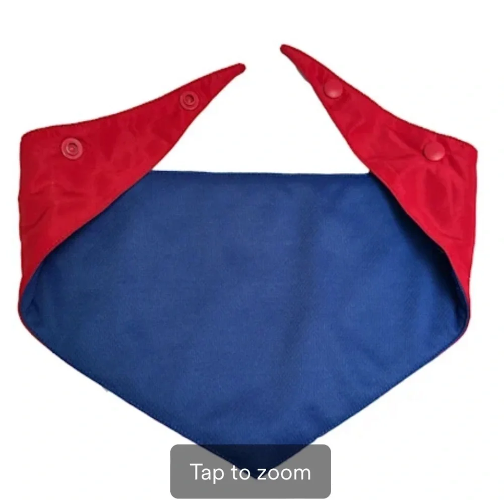 NWT Reebok Red RUN Dog Snap on Bandana L XL